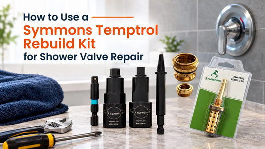 Symmons Temptrol Rebuild Kit with genuine TA-4 seats and TA-10 spindle assembly