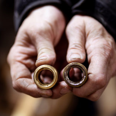 <p>These are actual seats removed in the field with our prototype. Previous attempts to service with other tools on the market stripped the valves, but even they were removed easily with the Zip Seat Extractor.</p>