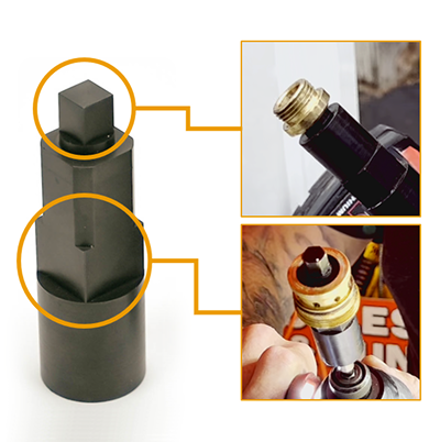 <p>Hot & cold seats can be removed with the same bit.</p>