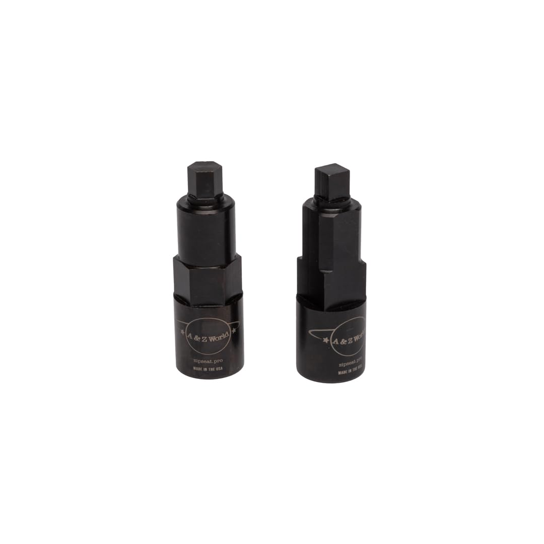 ZipSeat Classic and Evolve extractors side‑by‑side showing compatibility with different Symmons Temptrol valve models